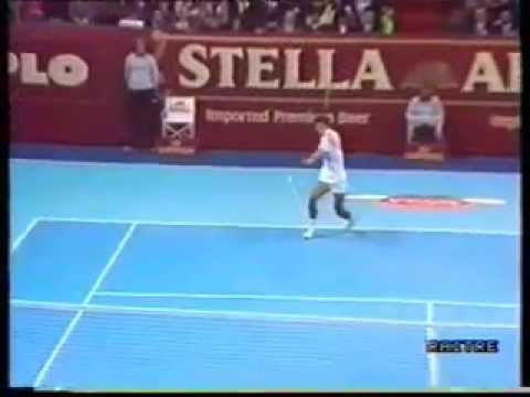 Pete Sampras great shots selection against Ivan Lendl (Milan 1990 SF)