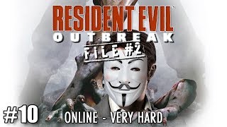 Resident Evil Outbreak File #2 Very Hard  "End of the Road pt 1" - Online 4 player Co-Op Ep 10