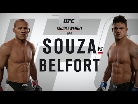 UFC 198 - Jacre Souza Vs Vitor Belfort - EA Sports UFC 2 Live Events Gameplay