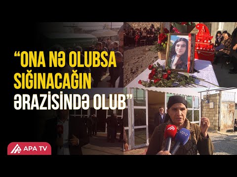 Sığınacaqda ölən 16 yaşlı Nurcan Cəfərovanın yaxınları qarşı tərəfi ittiham edir – APA TV