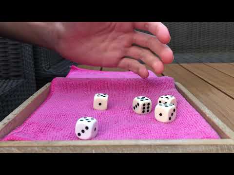 one-roll yahtzee (1 in 1296 chances)