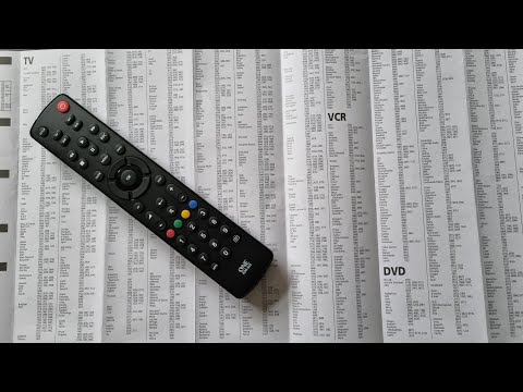 Unboxing & Set up One for All Contour 4 Device Remote Codes TV Blu-ray tutorial Help instructions