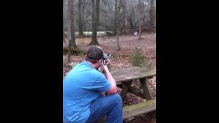 2 pounds of Kick Ass Exploding Targets from 30 yards.