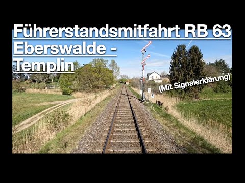 RB 63 mit Signalerklärung Eberswalde - Templin