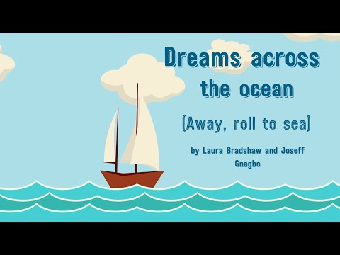 'Dreams across the ocean' lyric video (backing track) - Sing Up Day 2023