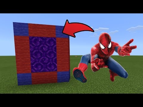 Minecraft : How To Make a Portal to the Spiderman Dimension