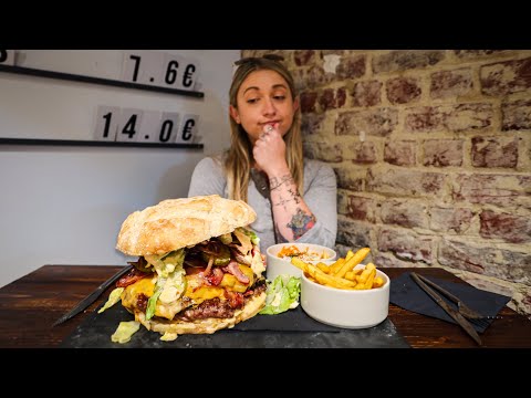 Hundreds Have FAILED This Massive Double Bacon Cheeseburger Challenge In Belgium!