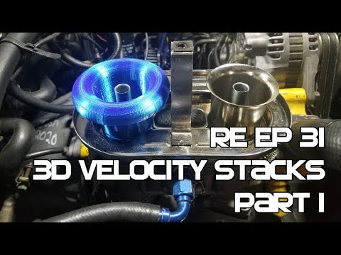 Weber 48IDA 3D Printed Velocity Stacks Testing on RX 7 - RE EP 31