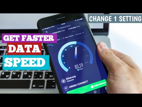 How to get faster mobile data speed when you change simple settings. Howtosolve.