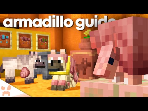 ULTIMATE MINECRAFT 1.21 ARMADILLO GUIDE - Amazing Farms, New Uses, Wolf Armor, & More!