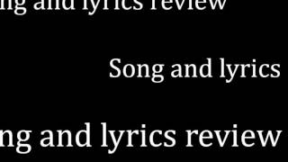 OneRepublic - All These Things Lyrics and Song Review