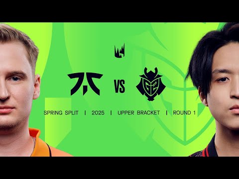 FNC vs G2 | 2025 LEC Spring Playoffs | Upper Round 1 | Game 1