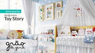 QUARTOS DE BEBÊ AMIGUINHOS TOY STORY | GRÃO DE GENTE
