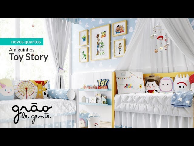 QUARTOS DE BEBÊ AMIGUINHOS TOY STORY | GRÃO DE GENTE