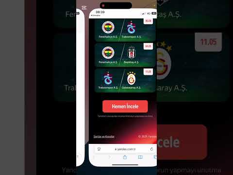 Yandex Mac Izle