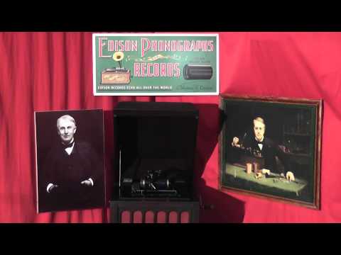 Edison blue amberol cylinder 1888 - Marching Through Georgia by Frank Wheeler & Chorus