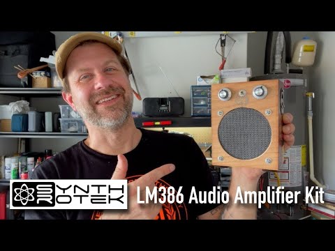 Synthrotek LM386 Audio Amplifier Kit (DIY cigar box amp)