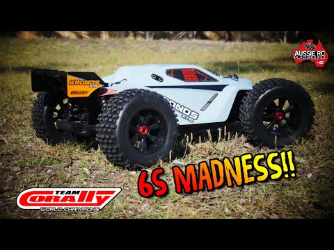 Too much POWER!? Team Corally Kronos XTR on 6S (Hobbywing Max8 Combo)