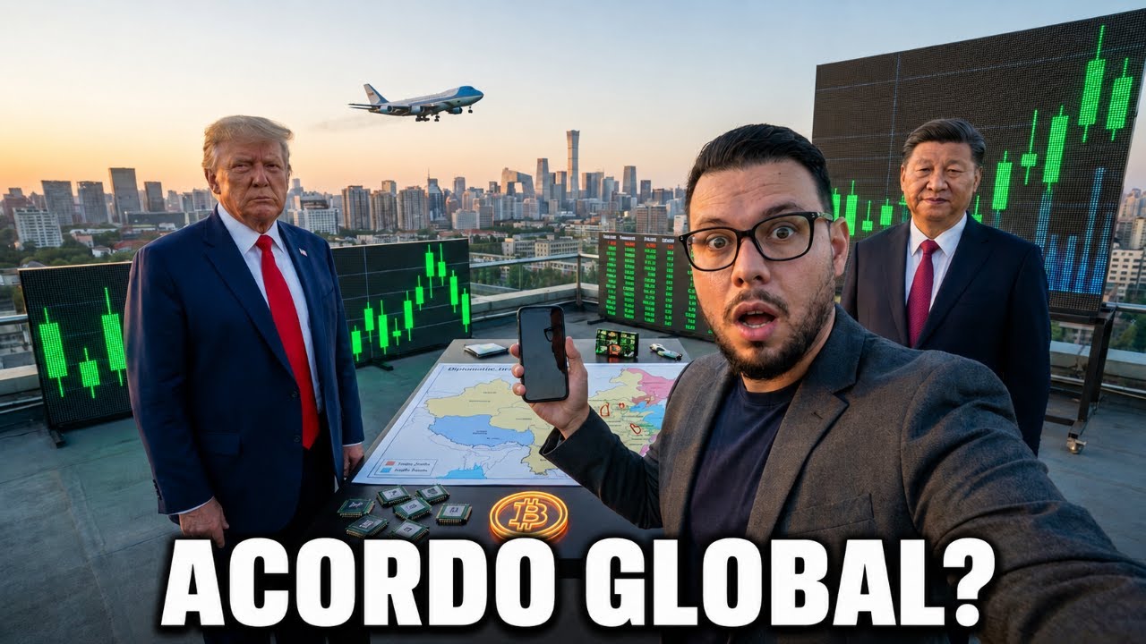 URGENTE: TRUMP NA CHINA AGORA AO VIVO!CEO’s PODEM VIRAR O MERCADO?