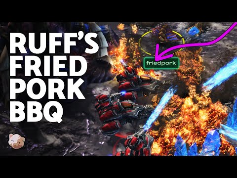 StarCraft 2 - Ruff brings Fried Pork to the Drone BBQ and BCs for dessert | Diamond in the Ruff #64