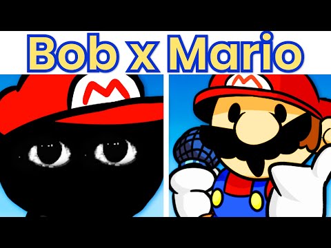 Vs Bob Full Week but it's Mario Version - Friday Night Funkin'