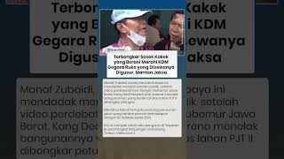 Makelar Tanah? Terkuak Sosok Kakek yang Marahi KDM Gegara Ruko yang Disewanya Digusur Mantan Jaksa