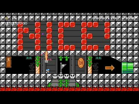▼Mechakoopa Castle▲ by xVexom 🍄 Super Mario Maker 2 😶 No Commentary　⚿abe