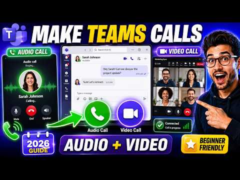 How to Make an Audio or Video Call on Microsoft Teams (2025)