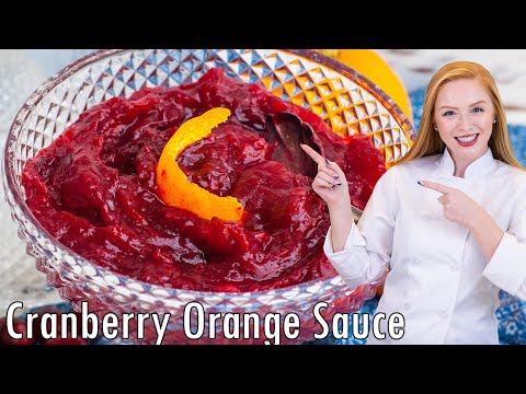 How to Make Homemade Orange Cranberry Sauce - EASY Recipe! Perfect for Thanksgiving!
