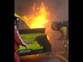 NASCAR explosion on pit road in 2013 | #shorts | NASCAR