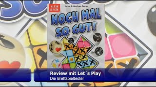 Noch mal so gut! von Schmidt Spiele - Review mit Let´s Play - Brettspiel - Die Brettspieltester