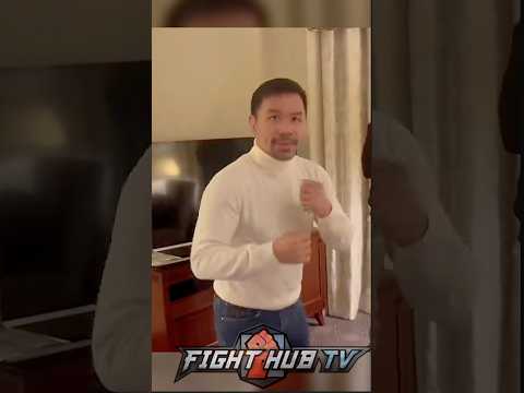 Manny Pacquiao shows CRAZY SPEED at age 45 shadow boxing!