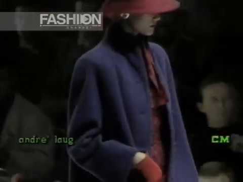 "André Laug" Spring Summer 1987 Milan Pret a Porter Woman by Canale Moda