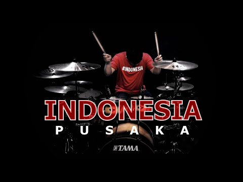INDONESIA PUSAKA Cover (Lagu Nasional) Drum Cover | By Vicky Shalov