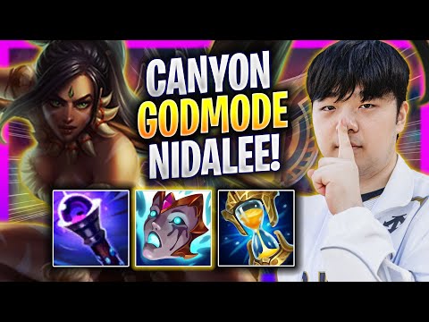 CANYON LITERALLY GOD MODE WITH NIDALEE! - GEN Canyon Plays Nidalee JUNGLE vs Lee Sin! | Season 2025