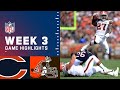Bears vs. Browns Week 3 Highlights | NFL 2021