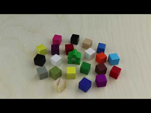 Cube, 10mm, Yellow video