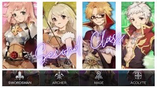 Ragnarok Begins - All Second Classes