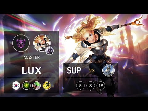 Lux Support vs Galio - KR Master Patch 9.22