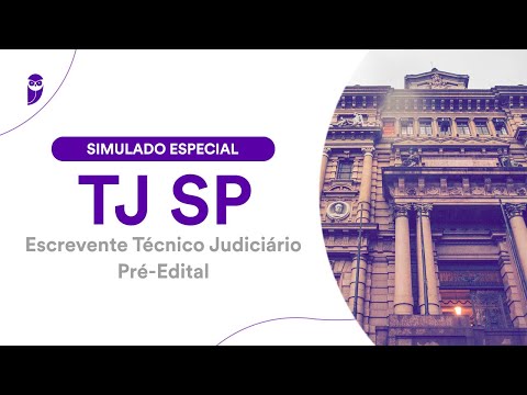 Simulado Especial TJ SP - Escrevente Técnico Judiciário - Pré-Edital - Correção