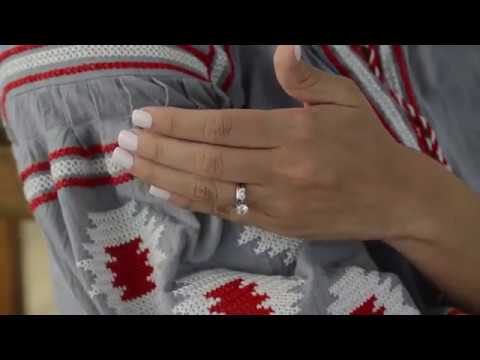 0.5 CT. Graduated Four Stone Shared Prong Set Ring Wrap - TwoBirch  TB-WRAP-0004-WG-H