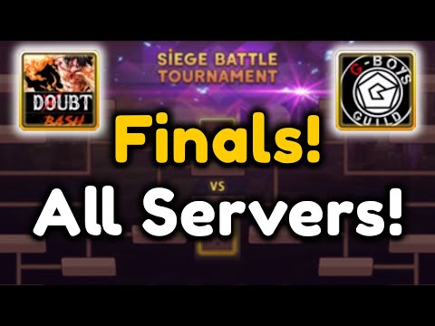 Season 12 Siege Tournament Finals from all Servers! [Summoners War Sky Arena]