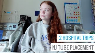 Back in the hospital & an NJ tube placement - Gastroparesis vlog
