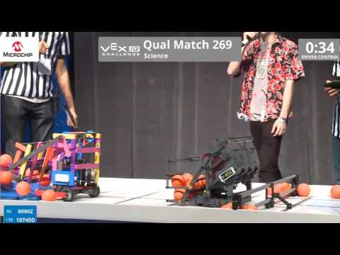 VEX Worlds 2016 - VEXIQ Middle School - Science - Qual 269 (9090Z 10740D) 80