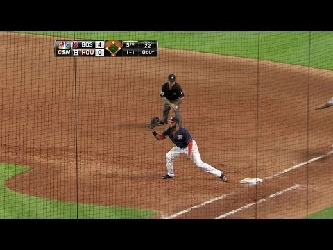 BOS@HOU: Astros turn two with the bases loaded