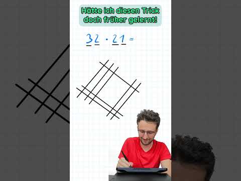 Multiplizieren ganz einfach - Japanische Methode #mathe #mathematik  #miranda