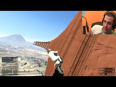 SA MOTORIMA WALLRIDE I PARKOUR! GTA V TRKE ONLINE