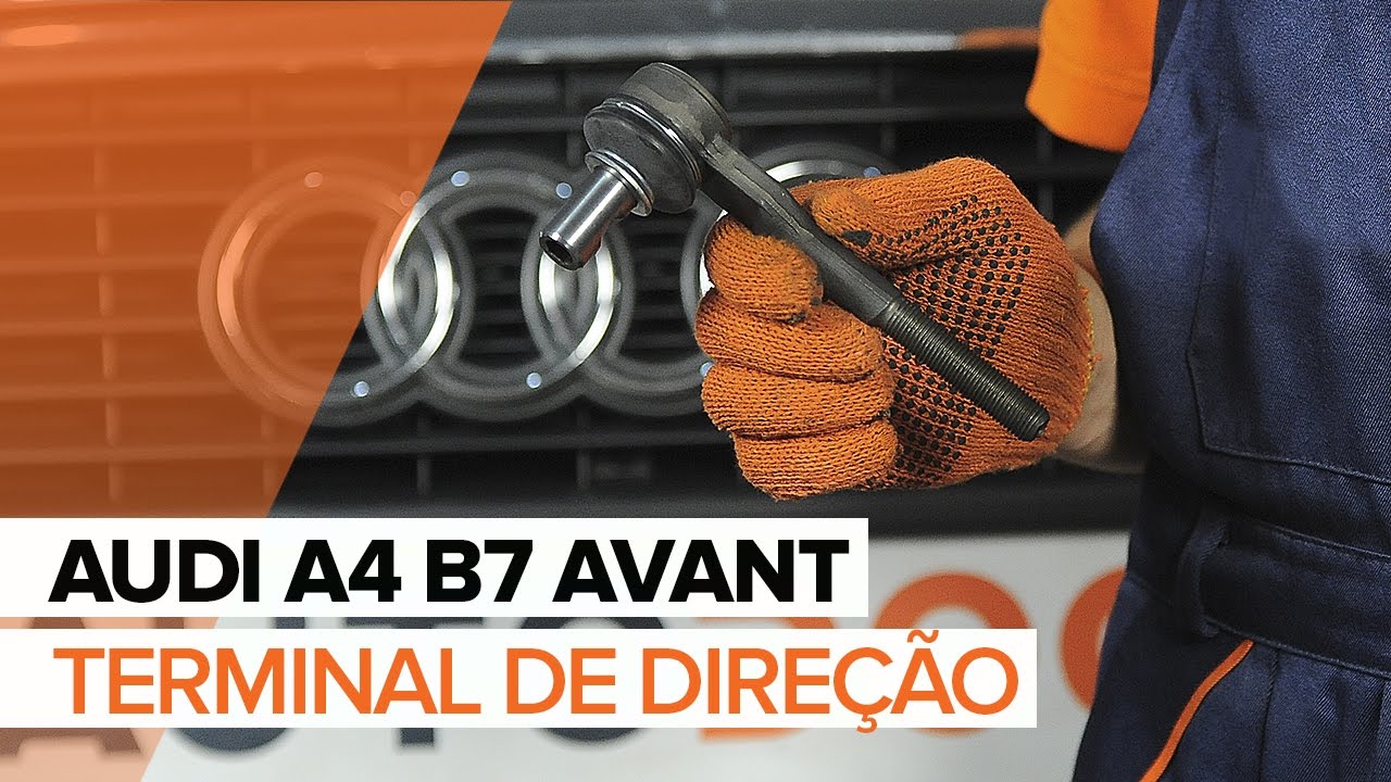 Como mudar terminal de direção em Audi A4 B7 Avant - guia de substituição