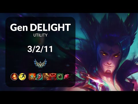 Gen Delight Rakan vs Alistar UTILITY - KR  Patch 13.15