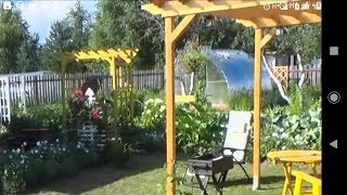 Зона отдыха и огород на 6 сотках (домашнее видео 2018)